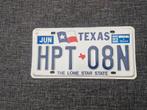 Kentekenplaat Texas USA nummerbord Nummerplaat License plate, Verzamelen, Ophalen of Verzenden, Gebruikt, Auto's