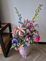 Kunstbloemen boeket met vaas - 1 meter hoog, Huis en Inrichting, Ophalen of Verzenden