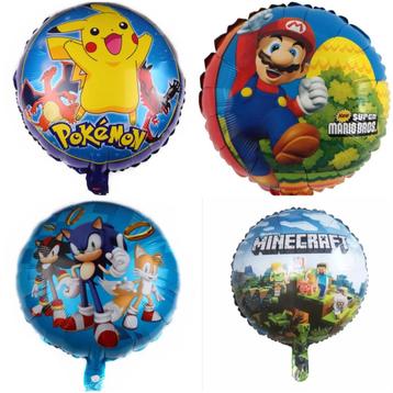 Sonic, mario, minecraft, pokemon, ballon (helium), nieuw beschikbaar voor biedingen