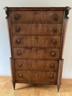 Antieke ladenkast te koop, Huis en Inrichting, Kasten | Ladekasten, Ophalen, Gebruikt, 5 laden of meer, 50 tot 100 cm