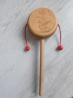 Houten rammelaar met afbeelding, Ophalen of Verzenden