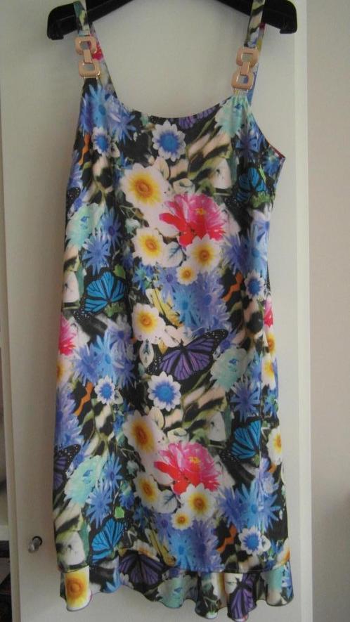 Caroline Biss Zonnejurk bloem mt 36, Kleding | Dames, Jurken, Zo goed als nieuw, Maat 36 (S), Overige kleuren, Onder de knie, Ophalen of Verzenden