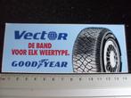 sticker Vector de band voor elk weertype good year goodyear, Verzenden, Zo goed als nieuw, Merk