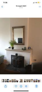 Spiegel, Huis en Inrichting, Woonaccessoires | Spiegels, Ophalen, Zo goed als nieuw, Minder dan 100 cm, Rechthoekig