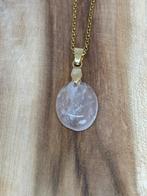 Rozenkwarts Ketting - Minimalistisch Design, Sieraden, Tassen en Uiterlijk, Kettingen, Nieuw, Ophalen of Verzenden, Steen of Mineraal