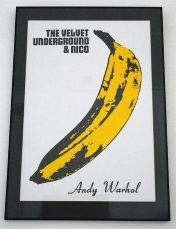 ANDY WARHOL BANAAN. The velvet underground Zeefdruk abstract beschikbaar voor biedingen