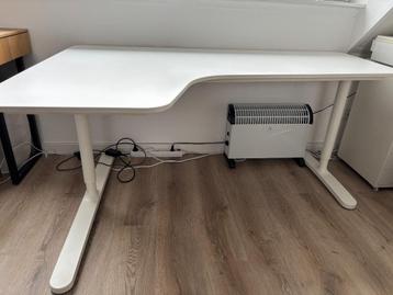 Ikea Bekant hoekbureau - Wit, hoek links - afbeelding 2