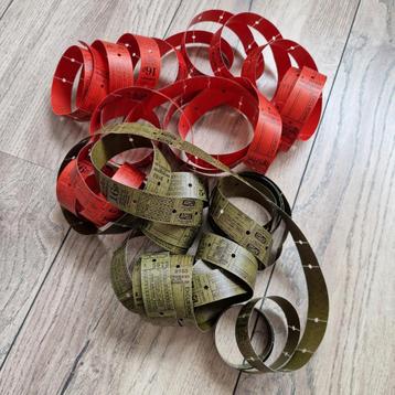 Vintage style tickets circa 8.5 meter beschikbaar voor biedingen