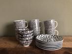 Stippen servies – 6-delig, Ophalen, Keramiek, Zo goed als nieuw, Overige stijlen
