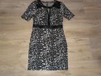 Sao Paulo Zwart/Bruin Jurkje Met Tijgerprint Maat 38, Kleding | Dames, Maat 38/40 (M), Bruin, Ophalen of Verzenden, Zo goed als nieuw