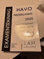 HAVO Nederlands 2025 - Examentraining, Ophalen of Verzenden, Zo goed als nieuw, HAVO, Nederlands