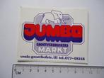 sticker Oud Venlo Jumbo markt supermarkt retro, Verzamelen, Stickers, Verzenden