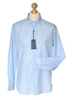 Nieuw Xacus overhemd, shirt, blauw/wit, Mt. 42 / L, Nieuw, Halswijdte 41/42 (L), Xacus, Verzenden