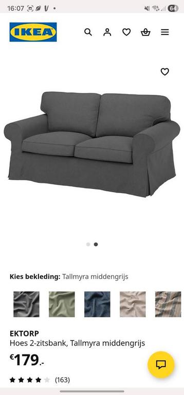 Ektorp 2-zits bankhoes nieuw - afbeelding 3