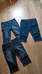Capri broeken spijker maat 42, Blauw, Maat 42/44 (L), Ophalen of Verzenden, Zo goed als nieuw