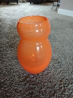 Oranje vaas van gilde glas art €12,50, Ophalen of Verzenden, Nieuw, Glas, Minder dan 50 cm