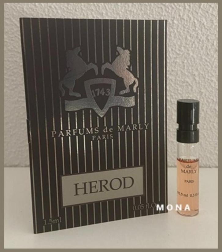 Parfums de Marly Herod niche parfum sample proefje tester, Sieraden, Tassen en Uiterlijk, Uiterlijk | Parfum, Nieuw, Verzenden