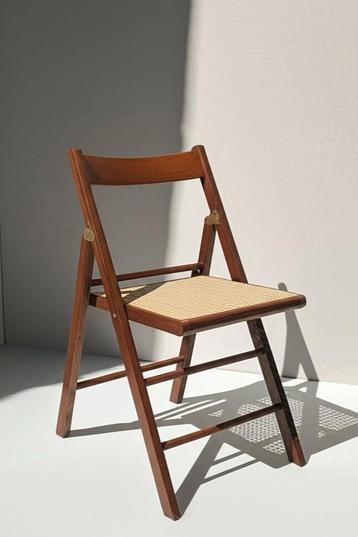 140 x Vintage houten klapstoelen Webbing Cesca stoelen retro beschikbaar voor biedingen