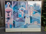 Vintage kunstposter Paul Klee - “Temple Garden” (Metropolita, Antiek en Kunst, Ophalen of Verzenden