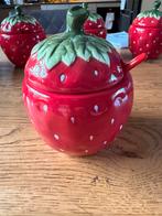 Aardbei Suikerpot van Steen, Ophalen, Zo goed als nieuw