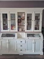 Mooie witte buffetkast met verlichting, Huis en Inrichting, Ophalen, Gebruikt, 50 tot 75 cm, 200 cm of meer