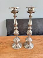 Kandelaars zilverkleur/ chroom set, Huis en Inrichting, Woonaccessoires | Kandelaars en Kaarsen, Overige kleuren, 25 tot 50 cm