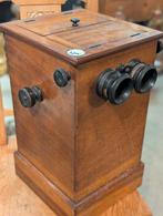 Antieke kijkkast steroskop 42 hoog. €270., Ophalen