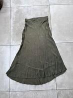 SILVER CREEC PASTEL LEGER GROEN ZIJDE SATIJN MAXIROK ROK S, Silver Creek, Ophalen of Verzenden, Zo goed als nieuw, Maat 36 (S)