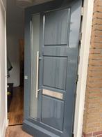 Hardhouten voordeur., Doe-het-zelf en Verbouw, Deuren en Horren, Kunststof, Ophalen of Verzenden, 200 tot 215 cm, Buitendeur