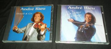2 cd's van Andre Rieu Strauss & co + Wiener Melange beschikbaar voor biedingen