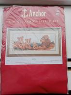 Anchor Lions compleet pakket, Ophalen of Verzenden, Nieuw, Handborduren, Borduurpakket