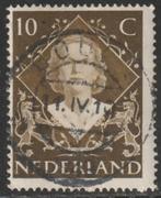 Nederland 1948 506 Inhuldiging Juliana 10c, Gest, Postzegels en Munten, Ophalen of Verzenden, Na 1940, Gestempeld