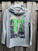 Grijze longsleeve met koll, Ophalen of Verzenden, Zo goed als nieuw, Vingino, Shirt of Longsleeve