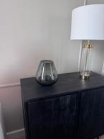 Smokey grijze vaas - 25 cm hoog, Ophalen, Zwart, Minder dan 50 cm, Glas