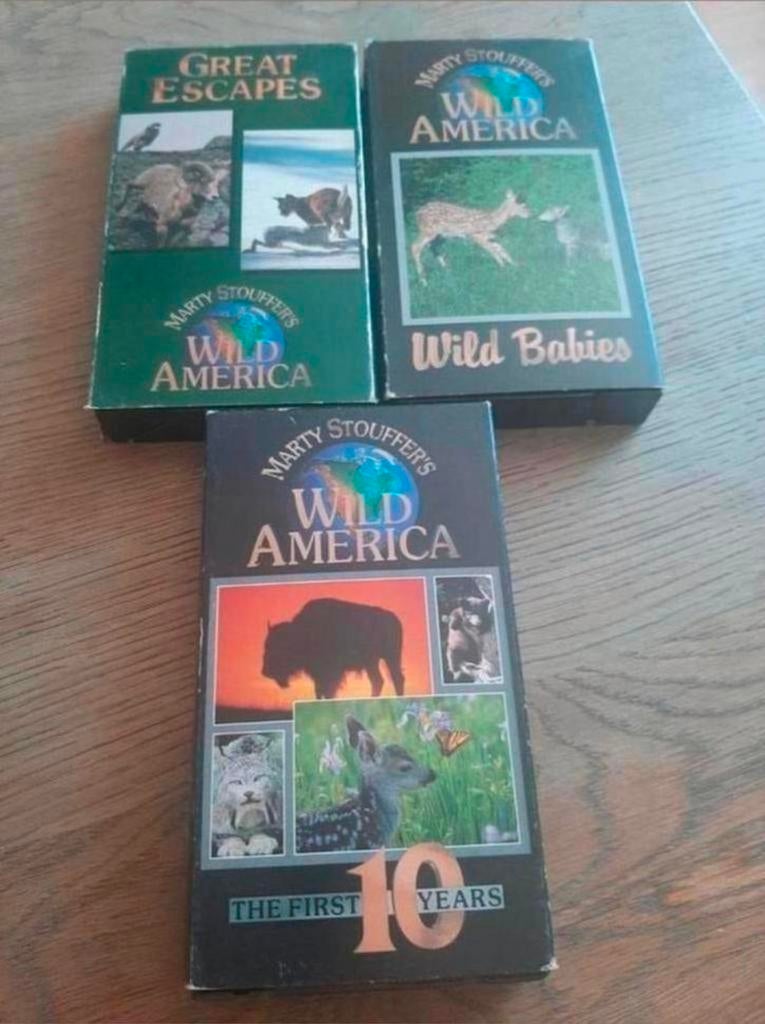 Marty Stouffer's Wild America videobanden., Alle leeftijden, Ophalen, Gebruikt, Documentaire