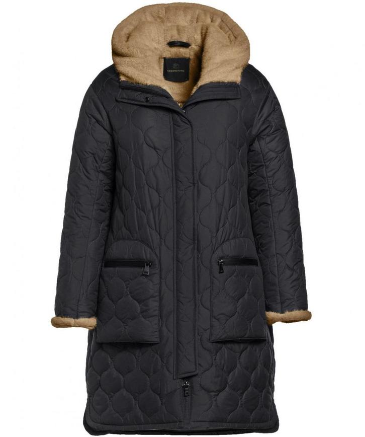 Creenstone bruine winterjas nieuw met prijskaartje maat 42, Kleding | Dames, Jassen | Winter, Nieuw, Maat 42/44 (L), Bruin, Ophalen of Verzenden