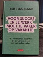 Boek Ben Tiggelaar staat z.g.a.n., Ophalen of Verzenden, Zo goed als nieuw, B. Tiggelaar