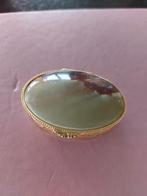 Pillendoosje met marmeren steen, Ophalen of Verzenden, Zo goed als nieuw