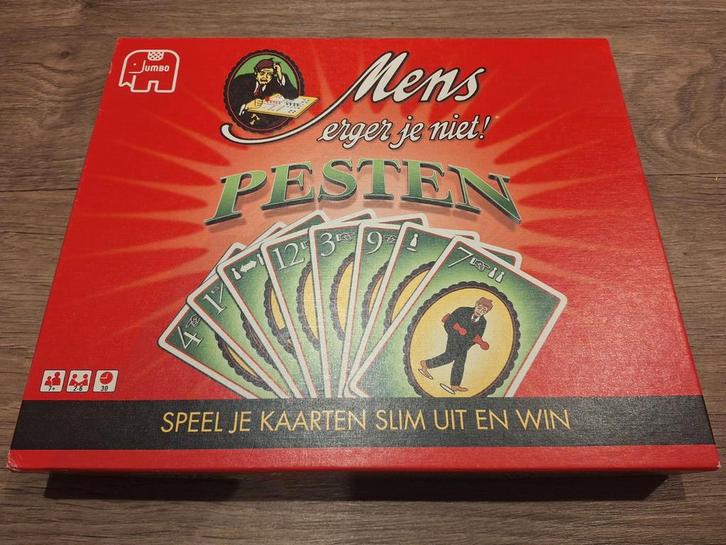 Mens erger je niet! Pesten - Jumbo, Hobby en Vrije tijd, Gezelschapsspellen | Bordspellen, Zo goed als nieuw, Een of twee spelers