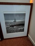 2 Ingelijste Posters Zeilboot, Huis en Inrichting, Minder dan 50 cm, Ophalen of Verzenden, Zo goed als nieuw, Foto of Poster