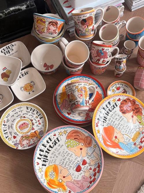 Uitgebreide Amsterdam Blond set, Huis en Inrichting, Keuken | Servies, Zo goed als nieuw, Bord(en), Blond Amsterdam, Aardewerk