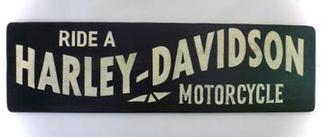 Vintage Harley Davidson Motorcycle bord / industrieel beschikbaar voor biedingen