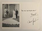 Prinses Margriet en Pieter 1967, bedankkaart huwelijk, Verzamelen, Ophalen of Verzenden, Zo goed als nieuw, Kaart, Foto of Prent