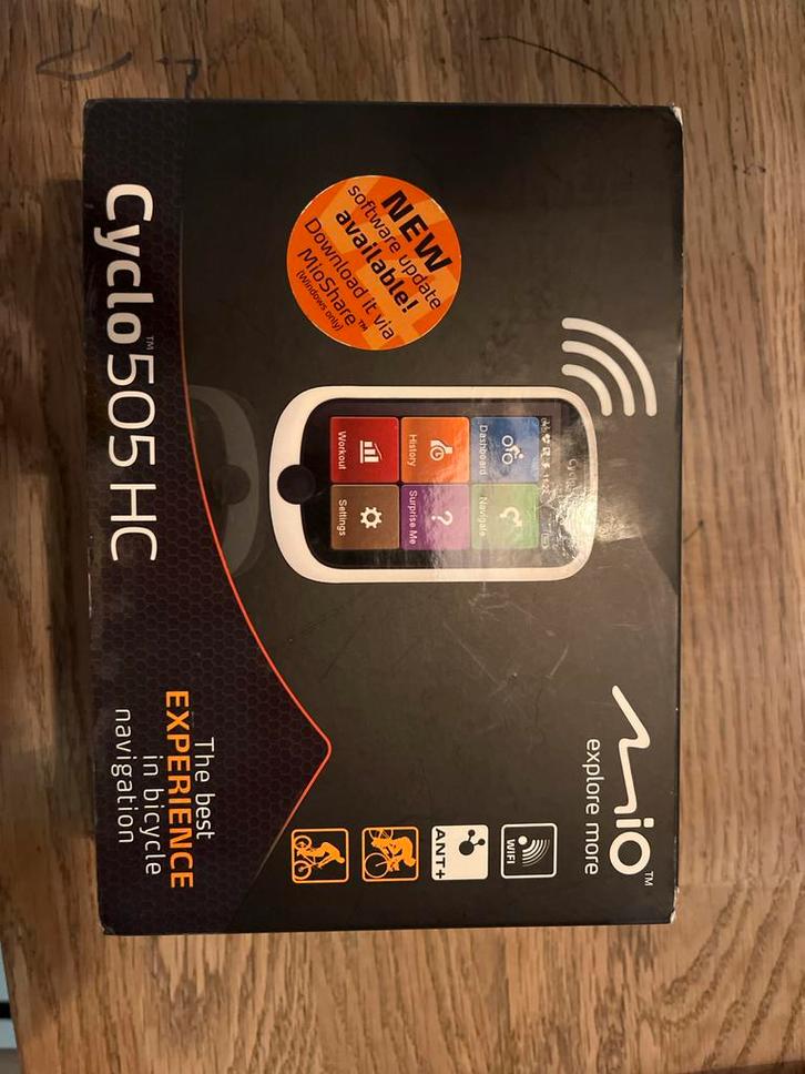 Mio Cyclo 505 HC Fietscomputer, Fietsen en Brommers, Fietsaccessoires | Fietscomputers, Nieuw, GPS, Ophalen of Verzenden