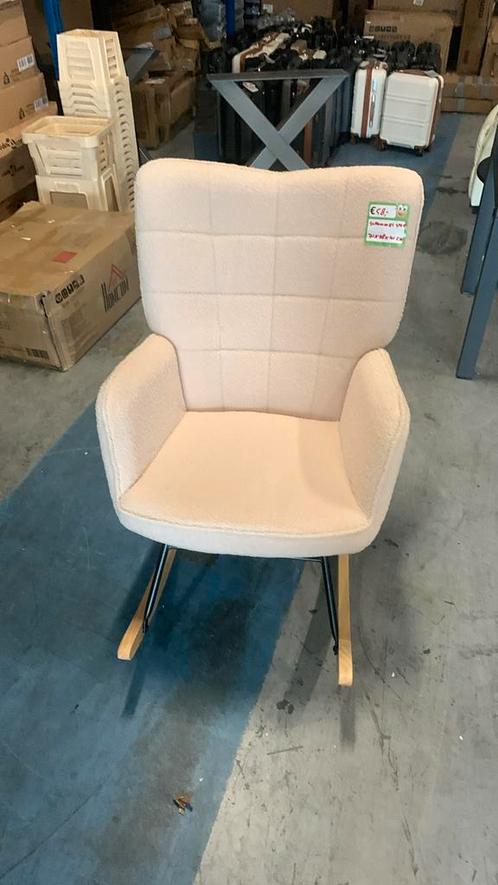 HOMCOM schommelstoel fauteuil 71cm x 98cm x 101cm, Huis en Inrichting, Stoelen, Nieuw, Eén, Ophalen