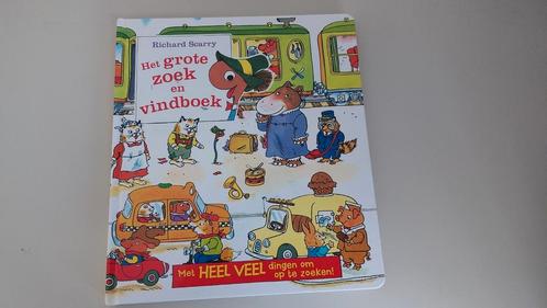 Richard Scarry - Het grote zoek en vindboek, Boeken, Kinderboeken | Baby's en Peuters, Gelezen, Ophalen of Verzenden