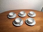 5 Wunsiedel soepkommen met schotel, Antiek en Kunst, Ophalen of Verzenden