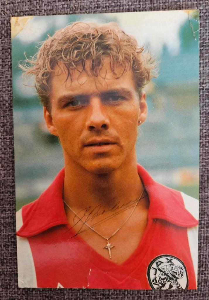 Keje Molenaar Ajax Verzamelaarskaart met handtekening, Verzamelen, Sportartikelen en Voetbal, Gebruikt, Ajax, Ophalen of Verzenden