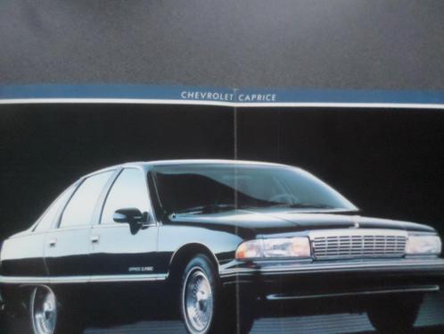 Chevrolet Caprice 1991 Brochure, Boeken, Auto's | Folders en Tijdschriften, Zo goed als nieuw, Chevrolet, Verzenden