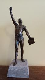 beeld Olympiër brons, Antiek en Kunst, Ophalen of Verzenden